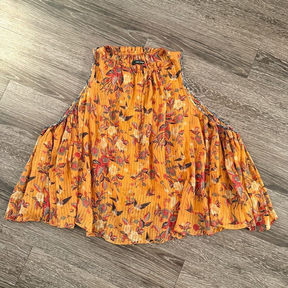 Isabel Marant Silk Alika Trapeze Top